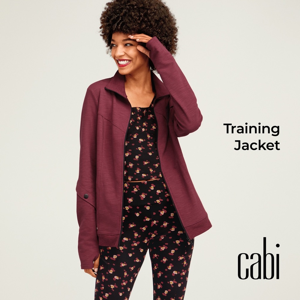 Cabi Women's Burgundy Training Jacket